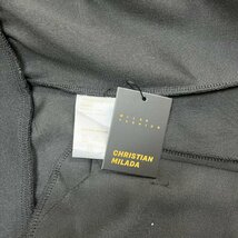 定価8万★christian milada・ミラノ発・上下セット★上品 快適 通気 刺 ストライプ 切替 ジャケット スウェットパンツ スポーツ M/46_画像10