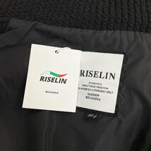 個性ヨーロッパ製※定価5万◆ブルガリア発※RISELIN ジャケット ニット 暖かい 無地 短丈 ハイネック 英字 トップス 秋冬 レディース M/46_画像9