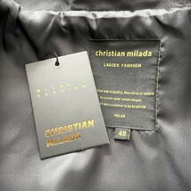 定価7万★christian milada・ミラノ発・ジャケット★高級 薄手 オシャレ 切替 マウンテンパーカー アウター 春夏 普段着 M/46サイズ_画像9