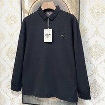 定番EU製＆定価4万◆UABONI*Paris*ポロシャツ*ユアボニ*パリ発◆上質 快適 ソフト POLO 吸汗速乾 無地 通勤 カジュアル M/46サイズ_画像10