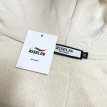 人気ヨーロッパ製※定価6万◆ブルガリア発※RISELIN ベスト 上品 快適 柔らかい 通気 無地 アウター 袖なし 定番 ユニセックス 春夏 XL_画像8