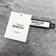 高級ヨーロッパ製※定価5万◆ブルガリア発※RISELIN カーディガン 高級ウール混 キラキラ 暖かい 快適 ニット ボレロ キレイめ 秋冬 M/46_画像8