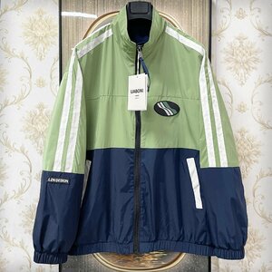 一枚限定EU製＆定価6万◆UABONI*Paris*ジャケット*ユアボニ*パリ発◆薄手 オシャレ 個性 吸汗速乾 快適 ブルゾン アウター 2XL/52サイズ