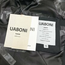 ★★高級EU製＆定価10万◆UABONI*Paris*ダウンジャケット*ユアボニ*パリ発◆ダックダウン90％ フード付き 厚手 暖か 無地 シック 冬服 XL_画像9