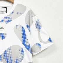 個性ヨーロッパ製※定価2万◆ブルガリア発※RISELIN 半袖Tシャツ コットン 吸湿 通気 お洒落 ドット柄 英字 カットソー トップス 夏 2XL/52_画像5