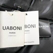 最高峰EU製＆定価23万◆UABONI*Paris*極地防寒レザー・ダウンジャケット*ユアボニ*パリ発◆最上級羊革・ムートン グースダウン90％ XL/50_画像8