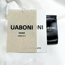 定番EU製＆定価4万◆UABONI*Paris*パーカー*ユアボニ*パリ発◆コットン100％ 個性 ソフト プルオーバー カジュアル 男女兼用 秋冬 M/46_画像9