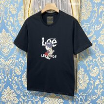 一枚限定・定価2万★christian milada・ミラノ発・半袖Tシャツ★コットン100％ 上品 吸汗速乾 ソフト 快適 キャラクター スウェット XL/50_画像10