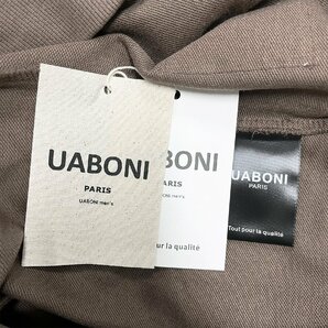 ★★高級EU製＆定価5万◆UABONI*Paris*トレーナー*ユアボニ*パリ発◆米国産コットン100％ 長袖 英字柄 プルオーバー 日常 レジャー L/48の画像9