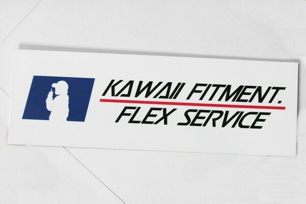 KAWAII FITMENT. FLEX Service BOX sticker