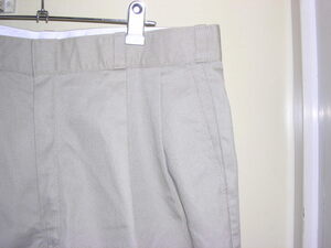 BIG SIZE 00s ディッキーズ Dickies ツータック ワーク ショーツ 40 カーキ vintage old 874 パンツ 2タック