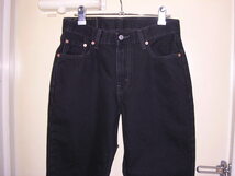 復刻 リーバイス Levis 550 RELAXED FIT ブラックデニム パンツ 30/30 00550-0260 シルバータブ 560 黒_画像1