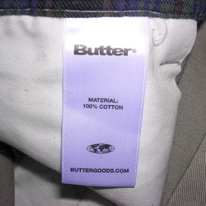 Butter Goods バターグッズ Campbell Chino Pants 1タック コットン チノ パンツ 34 グレー skate チノパンの画像10