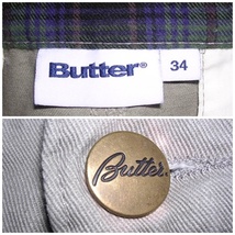 Butter Goods バターグッズ Campbell Chino Pants 1タック コットン チノ パンツ 34 グレー skate チノパン_画像8