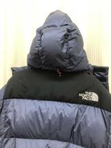 THE NORTH FACE ノースフェイス ダウンジャケット バルトロ サミットシリーズ ネイビー×ブラック メンズ XL 黒 ダメージあり 穴補修有り_画像8