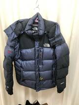 THE NORTH FACE ノースフェイス ダウンジャケット バルトロ サミットシリーズ ネイビー×ブラック メンズ XL 黒 ダメージあり 穴補修有り_画像1