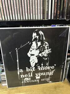 NEIL YOUNG/A Bit More(January 1973) スリック・ジャケット シュリンク有り　73年MSG公演&