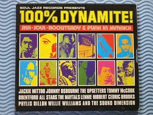 [輸入盤]100% Dynamite!-Ska・Soul・Rocksteady & Funk In Jamaica/Soul Jazz Records/Jackie Mittoo/Upsetters/スカ/レゲエ/傑作コンピ