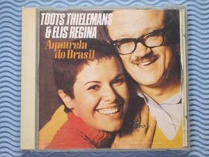 [国内盤]トゥーツ・シールマンス＆エリス・レジーナ「ブラジルの水彩画/Aquarela Do Brasil」Toots Thielemans & Elis Regina/名盤