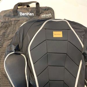 BenKen メンズ レディース ボディープロテクターシャツスキー保護ウエア3D EVA パット使用 衝撃防護用コンプレッションウエア (Lサイズ)