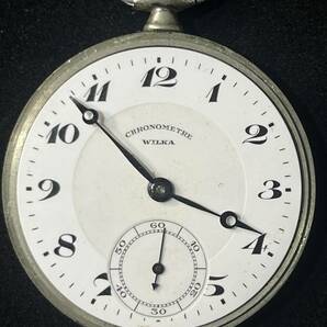 WILKA ウィルカ CHRONOMETRE クロノメーター 懐中時計 手巻き W１２の画像6