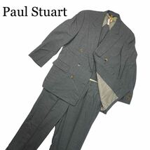 Paul Stuart ポールスチュアート セットアップ スーツ グレー 背抜き サイズ 175-99-88 AB6_画像1