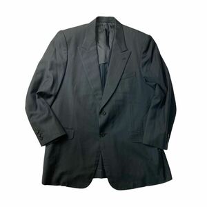 Cloth by Ermenegildo Zegna エルメネジルド ゼニア テーラードジャケット　ジャケット　ダークグレー　ストライプ　背抜き