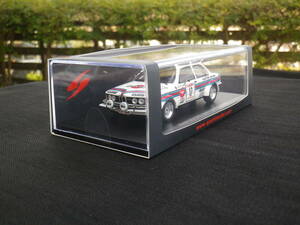 絶版！ Spark 1/43 WRC BMW 323i Gr2 Ypres24h Rally 1980 #17 マルティニ S8510 スパークモデル 