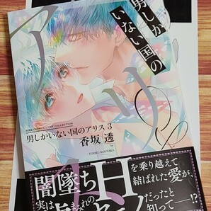 3月新刊* 男しかいない国のアリス 3巻 香坂透 【コミコミ特典ペーパー付！】の画像1