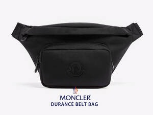 初回出品限定価格 MONCLER Durance Belt Bag / BLACK / モンクレール クロスボディ/ベルトバッグ/ 正規品・現行モデル
