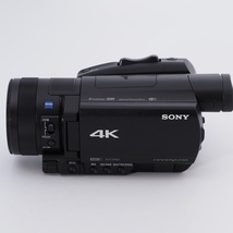 SONY ソニー 4K ビデオカメラ Handycam FDR-AX700 ブラック 光学ズーム12倍 1.0型 Exmor RS CMOSセンサー FDR-AX700 #8967_画像3