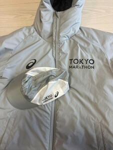 東京 TOKYOマラソン2024 オフィシャル ウインドブレーカー XLサイズ＆キャップ　