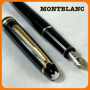 MONTBLANC 万年筆 マイスターシュテュック クラシック 黒 金 14k