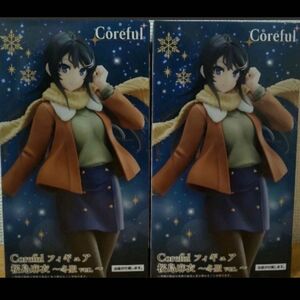 青春ブタ野郎はゆめみる少女の夢を見ない　桜島麻衣　冬服ver. Corefulフィギュア　タイトー　2個セット 