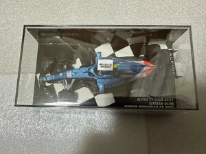 ミニチャンプス1/43 アルピーヌF1チーム　A521 E.オコン　ハンガリーGPウィナー　ALPINE F1 TEAM 4521　WINNER　HUNGARIAN CP 2021