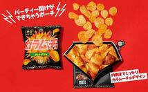 + 75 カラムーチョチップス ホットチリ味 ポーチ＆チャーム 送料140円_画像3