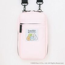 y 190 すみっコぐらし PINK ver. スマホショルダーバッグ 送料250円_画像1