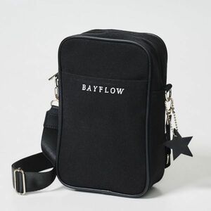 yy 250 BAYFLOW BLACK ペットボトルがタテに入る!チャームつきショルダーバッグ 送料510円