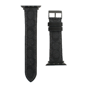  Coach COACH Apple watch band exchange belt 14700044 men's Apple Watch strap 42mm 44mm correspondence black 