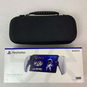 (25154) ■SONY PlayStation Portal リモートプレーヤーCFIJ-18000 For PS5/ CFI-Y1000 プレイステーション ポータル ケース付き　中古品