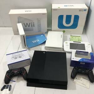 (24622)▲【1円～】ゲームハード ジャンク品まとめ / PS4 CUH-1100A コントローラー / Wii / WiiU / 動作不良有り ジャンク品