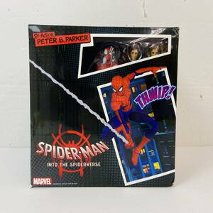 (25645)〇 千値練 スパイダーマン：スパイダーバース SVアクション ピーター・B・パーカー スパイダーマン DX版 フィギュア 現状品