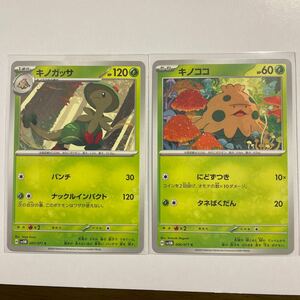 【セット売り】　ポケモンカード キノココ　キノガッサ　sv5M