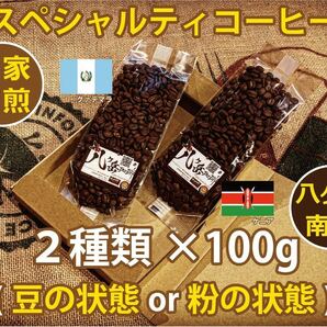 【BB009】八ヶ岳南麓-自家焙煎珈琲/スペシャルティコーヒー/ブレンド100g×2種類（豆の状態or粉の状態）【送料無料】/最安値