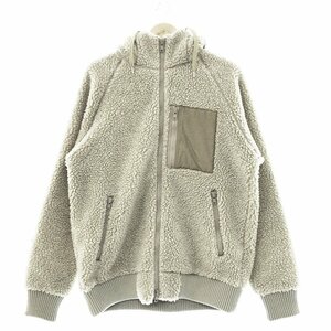 ●HELLY HANSEN ヘリーハンセン【24200円】FIBERPILE THERMO Hoodie HOE51964 長袖フリースジャケット メンズXL オートミール 2AB/91093