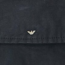 ★美品 EMPORIO ARMANI JEANS エンポリオアルマーニ 長袖 トレンチコート レディース42 ネイビー アウター ベルト付き 212103036 3BB/41811_画像9