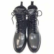 ◆未使用 ALLSAINTS オールセインツ レースアップレザーブーツ BLAZE BOOT MZ569X メンズ UK9 US10 日本サイズ28cm ブラック 5AB/41849_画像2