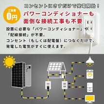 【高速発電モデル】コンセントに差して 即発電 2050ソーラー マイクロインバーター単品 400w_画像3