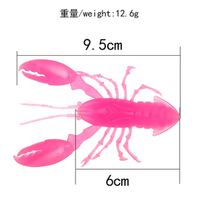 疑似 餌 釣り ザリガニ デビル クロー 風 ワーム 5色4個づつ 合計 20個 セット 蛸 真鯛 ZCL1238の画像3