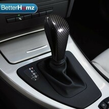 BMW E81 E82 E87 E90 E92 E93 F01 E65 E84 E85 E86 Z4 X1 Mスポーツなど シフト ギア レバー ノブ カバー 6種類 ZCL1088_画像4